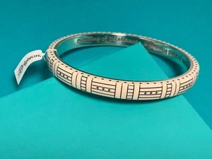 🌸Brighton Silver Cream Casablanca Palace Bangle Bracelet (B12) NWT 🌸 - Picture 1 of 7