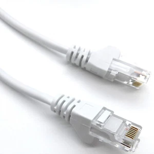 RJ45 Cat5e Network LAN Cable Ethernet Patch Lead Fast Internet Wire 1m UKDC - Picture 1 of 1