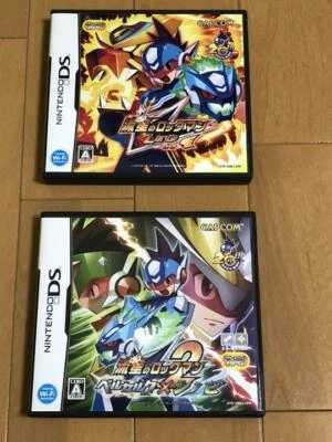 Ryusei no Rockman Leo & Rockman 2: Berserk x Shinobi Set Nintendo DS Used Japan - Image 1 of 4