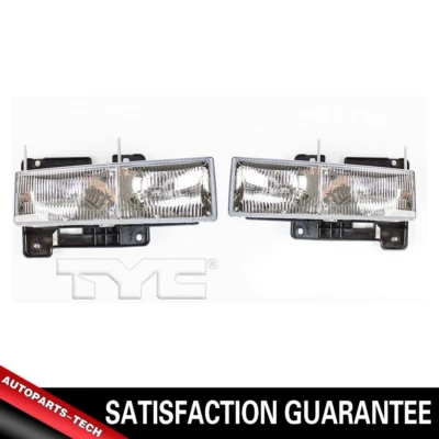 Комплект фар головного света 2x для Chevrolet K2500 1990 - 1996 1997 1998 1999 2000 - Изображение 1 из 4