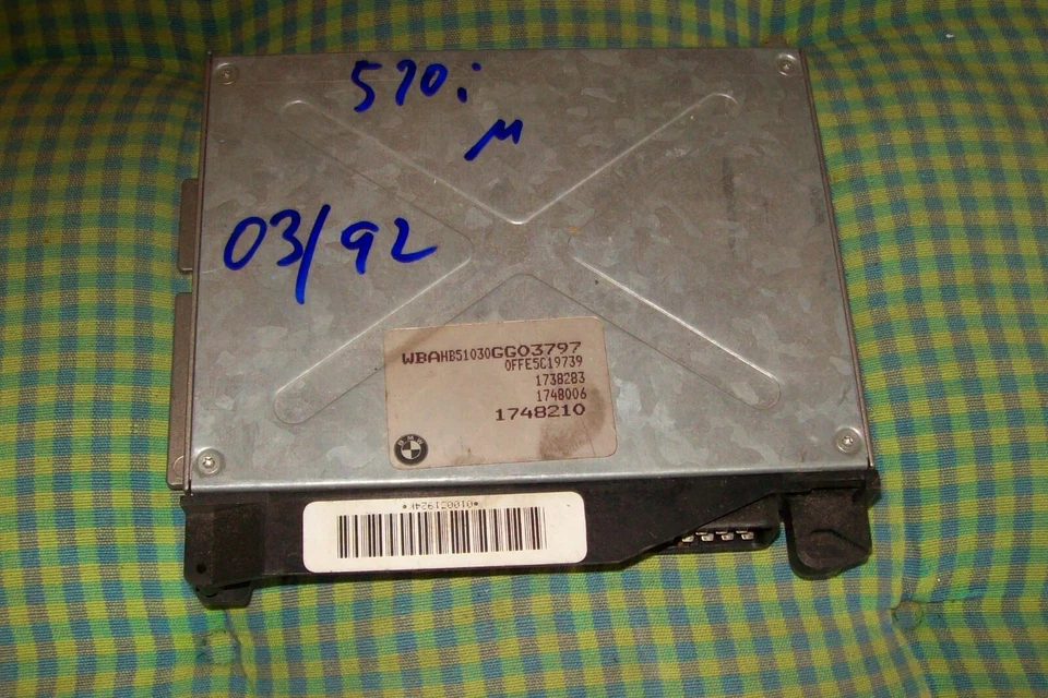  Centralina BMW E34 520i M50 5WK9001 manuale 03/92 centralina motore - Immagine 1 di 1