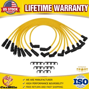 Spark Plug Wires Set For 1996 1997 1998 1999 Chevrolet C1500 K1500 GMC 5.7L/5.0L - Picture 1 of 9