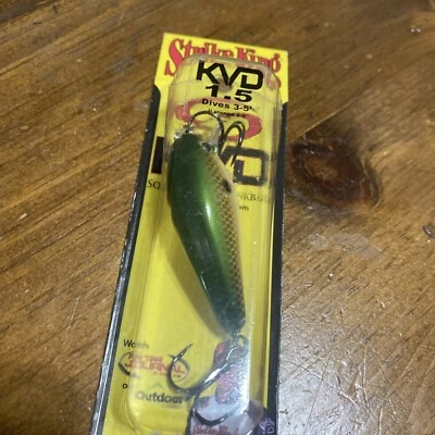 Señuelo Crankbait Silencioso Billete Cuadrado Strike King KVD 1.5 - Tn Shad Foto 1 de 4