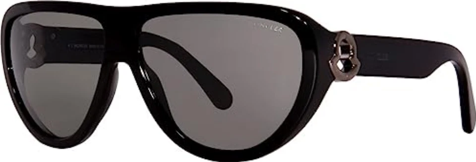Authentic Moncler Sunglasses ML0249-02A Black w/ Gray Lens "NEW