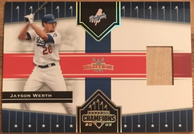 2005 Donruss Champions Impressions Material Jayson Werth #410 - Image 1 of 2