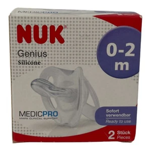 NUK Genius Silicone - 0-2 Monate - einzeln verpackt - Bild 1 von 7