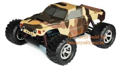 1:10 RC Clear Body Shell - Hummer H1 for Monster Truck or  Rock Crawler - Image 1 of 4