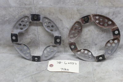 Juego de protectores de placas de buje derecho izquierdo rueda delantera derecha Kawasaki Mojave 250 1989-2003 OEM Foto 1 de 4