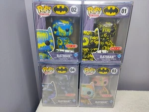 Funko Pop DC Art Series Batman Target Exclusive #01 #02 #03 #04 Pop Stacks - Foto 1 di 10