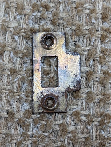Antique Steel Strike Plate For Mortise Lock Cover