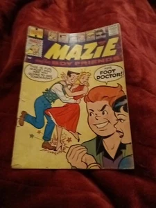 Mazie and her Boyfriends 28 Aug 1958 Harvey Comics SCARCE FINAL ISSUE silver age - Picture 1 of 3