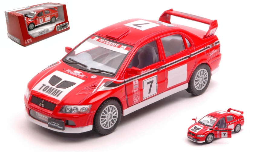 Modellino auto MITSUBISHI LANCER EVO VII WRC rallly modellismo statico 1:32 - Immagine 1 di 1