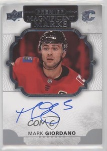 2017-18 Upper Deck Premier Magnificent Marks Mark Giordano #MM-MG Auto