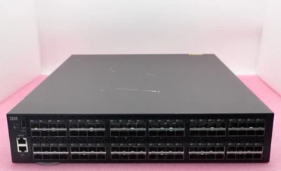 IBM SAN96B-5 Brocade 6520 96x 16Gb (48-Active) FC SAN Switch 2498-N96 + Licenses - Image 1 of 4