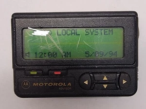 Vintage Motorola Advisor Pager Beeper (DARMOWA WYSYŁKA W USA) - Zdjęcie 1 z 6