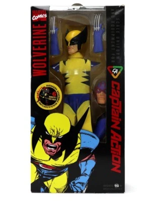 Figura Uniforme y Equipo Capitán Acción como Wolverine Set Ronda 2 Marvel X-Men Foto 1 de 4