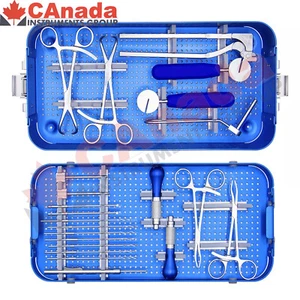 Orthopedic Surgical Instruments Rib Reconstruction Locking Plate Instrument Set - Picture 1 of 3