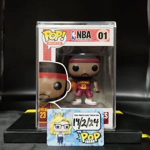 ¡FUNKO POP! RARO NBA #01 LeBron James Cavaliers [Caja de errores] [ABOVEDADO] Baloncesto - Imagen 1 de 7