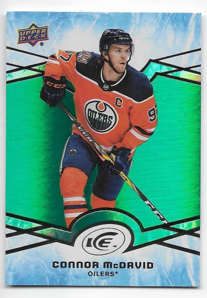 18/19 UPPER DECK ICE GREEN PARALLEL Hockey (#1-50) U-Pick From List - Image 1 of 1