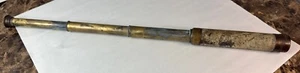 Antique 3 Draw Brass Telescope Brass Vintage - Picture 1 of 12