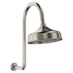 Fienza Lillian Bathroom Overhead Wall Arm Shower Set Brushed Nickel 411138BN-A - Picture 1 of 1