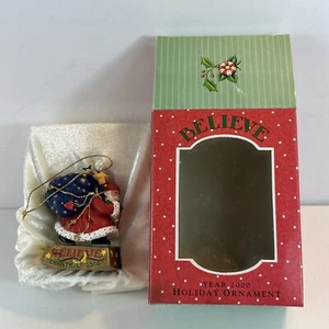 Mary Englebreit "Believe" Christmas Ornament - 2000 Y2K Super Rare Holiday - Picture 1 of 24