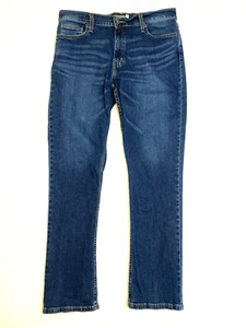 Member's Mark Jeans Mens 34x32 Blue Dark Wash Straight Fit Premium Stretch NEW - Picture 1 of 10