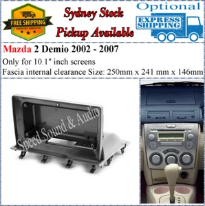 For 10 Ten Inch Screen Fascia facia Fits Mazda 2 Demio 2002 - 2007* - Picture 1 of 8