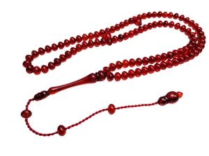 Very Small Acrylic Prayer Beads 6x4.5mm Tasbih 99 Tesbih Muslim Dhikr Subha 184 - Picture 1 of 17