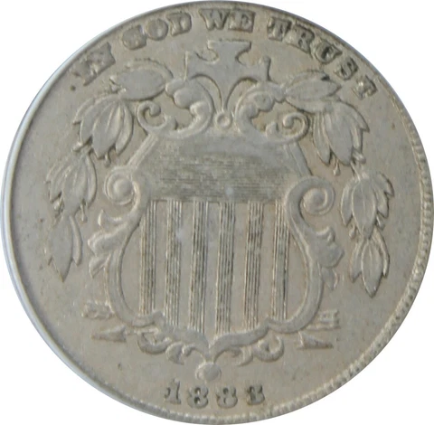 1883 AU50 Shield Nickle, PCGS 19039433 Cover