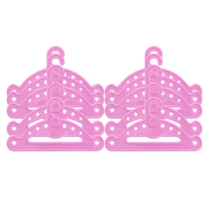 10 Pcs Pet Kleiderbügel Puppe Kleidung Kleiderbügel Puppe Möbel Zubehör - Bild 1 von 12