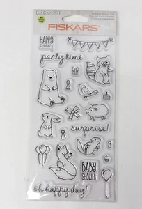 Fiskars 127530-1001 Clear Stamps Lia Griffith Party - Picture 1 of 1