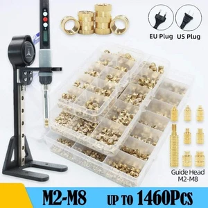 Heat Set Einsatz Presswerkzeug M2 M3 M4 M5 M6 M8 Messing Gewindeeinsatz Mutter Löten I - Bild 1 von 19