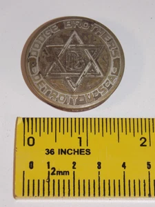 Rare 1926 1927 Dodge Brothers DB Automobile Radiator Emblem Brass Car Hood Badge - Bild 1 von 4