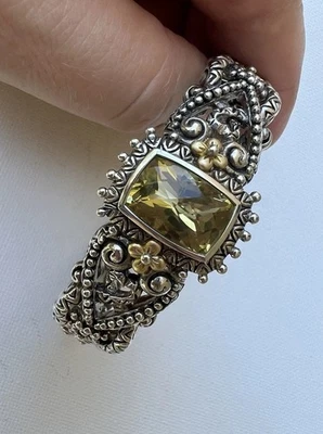 Brazalete Barbara Bixby plata esterlina citrino Foto 1 de 4