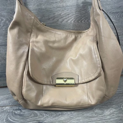 Coach Purse Womens  Kristin Large Hobo Light Brown Nude 22309 Shoulder Bag Y2K - Image 1 of 4