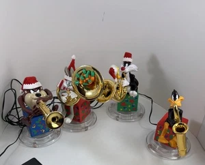 Mr. Christmas Looney Tunes Banda de Latón Taz Bugs Lucas Silvestre Movimiento LEER COMO ESTÁ - Imagen 1 de 4
