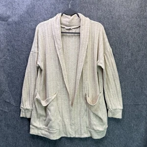 First Love Damen Pullover beige vorne offen Schalkragen Medium - Bild 1 von 9