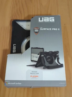 URBAN ARMOR GEAR Case for Surface Pro X With Stand, Hand Grip, Shoulder Sling  - Image 1 of 4