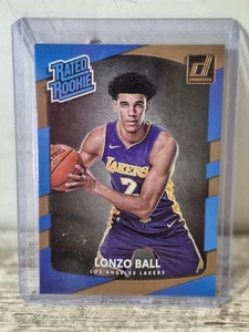 2017-18 Panini Donruss - Rated Rookies Lonzo Ball #199 (RC) - Picture 1 of 2