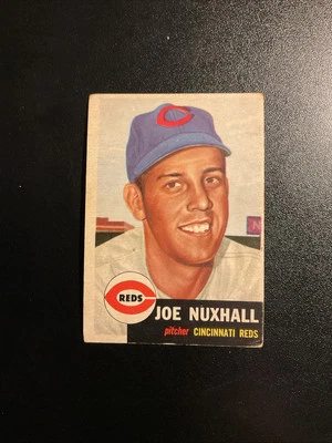 Бейсбольный набор 1953 Topps Break 2-я серия Joe Nuxhall No105 Cincinnati Reds EX- - Изображение 1 из 4