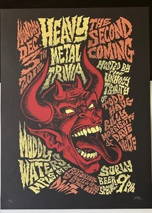 Heavy Metal Trivia , 2012 Signed and Numbered by David Witt - Picture 1 of 1