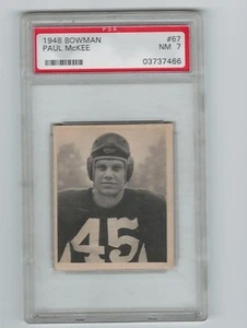 1948 Bowman - #67 - Paul McKee - Washington - PSA 7 - 7466 - Picture 1 of 2