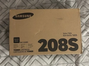 Samsung 208S Black Toner Cartridge MLT-D208S SCX-5635/5835 Genuine OEM Sealed - Picture 1 of 5