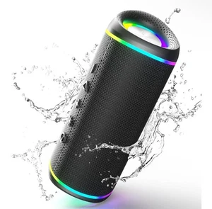 UOHHBOE Bluetooth Lautsprecher 30W Tragbar Kabellos Laut Bass RGB Lichter IPX5 - Bild 1 von 9