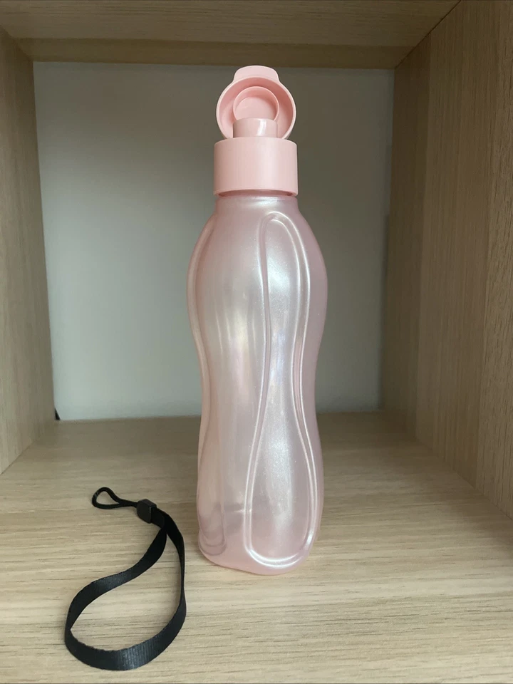 Tupperware Eco Easy Flasche 500 Ml Rosa mit Glitzer Neu - Bild 1 von 1