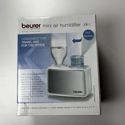 Beurer Germany LB12 Ultrasonic Mini Air Humidifier New In Box - Image 1 of 4