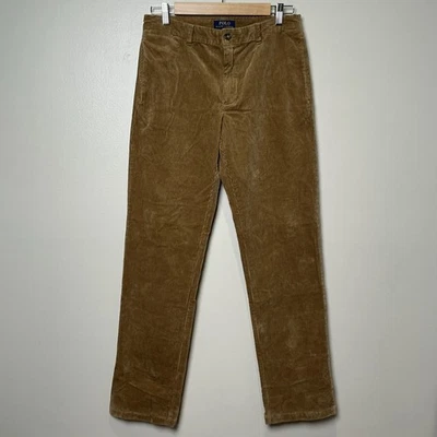 Polo Ralph Lauren Boys Brown Corduroy Pants Size 18 Preppy - Image 1 of 4