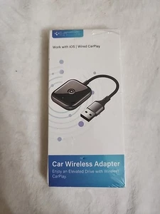 Wireless Car Adapter IOS IPhone CarPlay Easy Set Up - Picture 1 of 2
