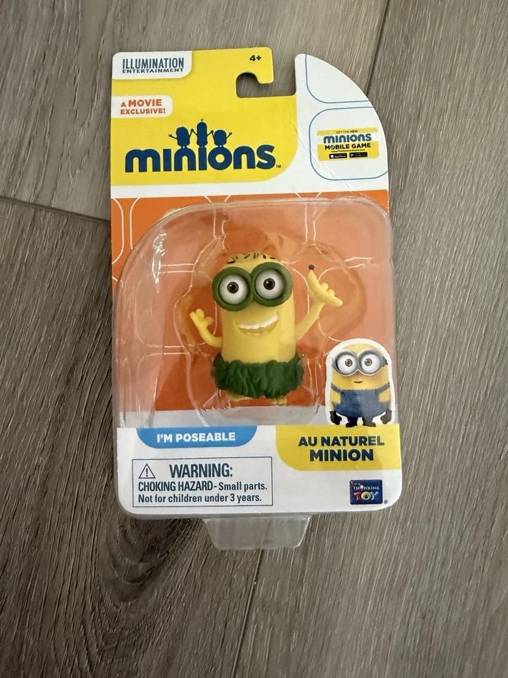 Minions Movie Action Figure 2" Au Naturel NEW SEALED Illumination Entertainment - Image 1 of 2